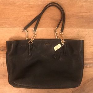 Coach black tote